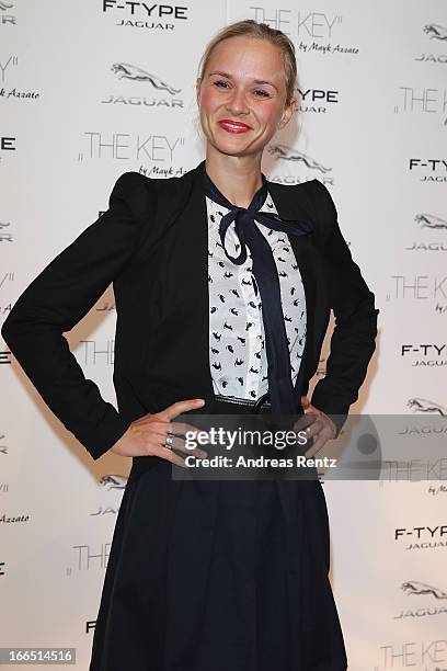 Annett Fleischer attends the Jaguar F-Type short film 'The Key' Premiere at e-Werk on April 13, 2013 in Berlin, Germany.