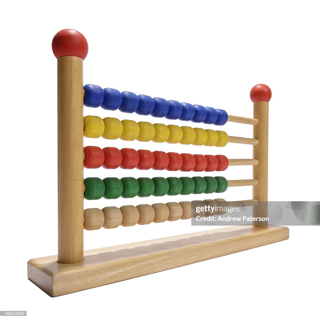 Wooden abacus