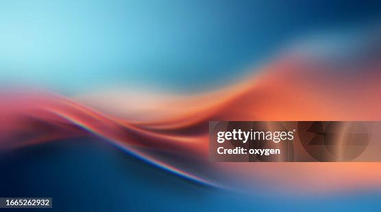 Abstract Motion Blured Orange Soft Wave Prism on Blue Background Background Abstract Motion Blured Orange Soft Wave Prism on Blue Background Background