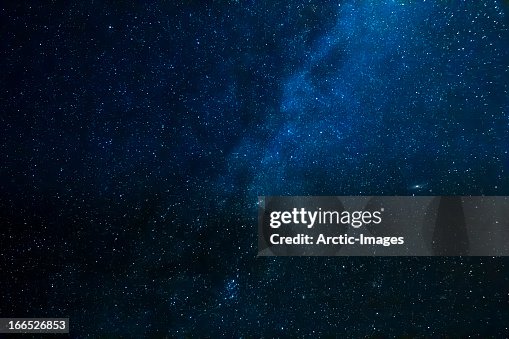 Starry night with the Milky Way Galaxy Starry night with the Milky Way Galaxy