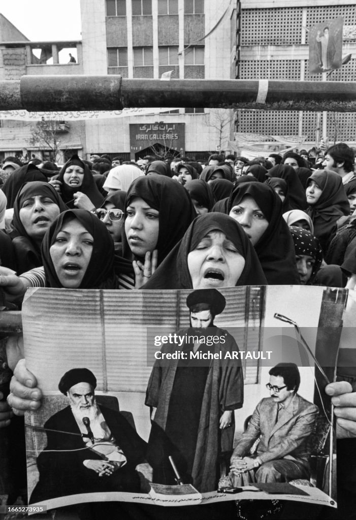 Manifestation à Téhéran en 1980
