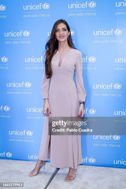 Sara Carbonero attends the "UNICEF España" Awards at CSIC Consejo Superior de Investigaciones Científicas on September 07, 2023 in Madrid, Spain.