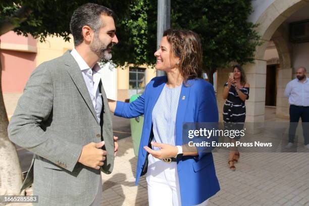 The Minister of Sustainability, Environment and Blue Economy and spokesman for the Andalusian Government, Ramon Fernandez-Pacheco , with the Mayor of...