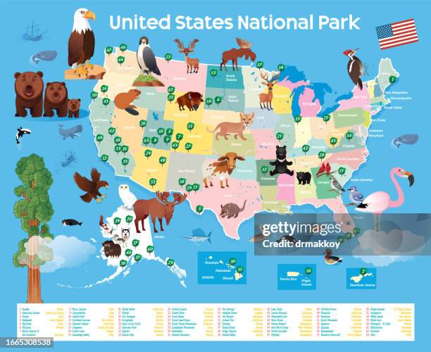 stockillustraties, clipart, cartoons en iconen met united states national park map poster - zion national park