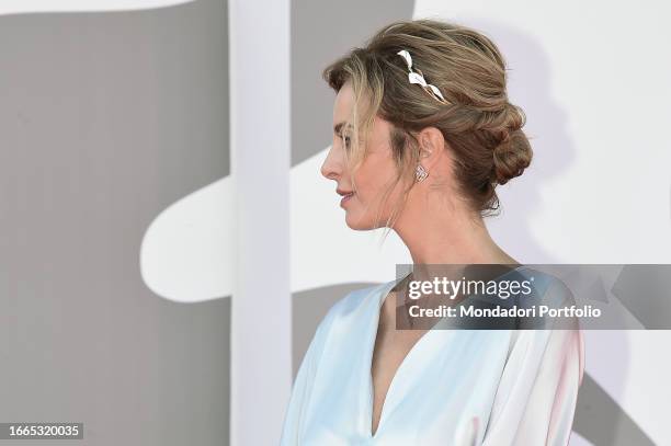 Italian actress and singer Violante Placido at the 80 Venice International Film Festival 2023. Red carpet Io Capitano. Venice September 6th, 2023