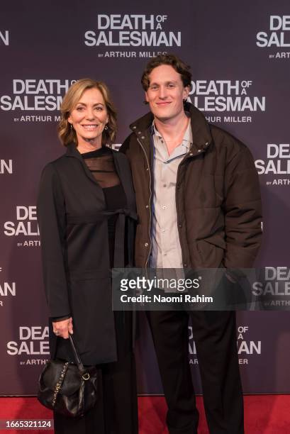 Kerry Armstrong arrives ahead of the "Death Of A Salesman" Opening Night at Her Majesty's Theatre on September 07, 2023 in Melbourne, Australia.