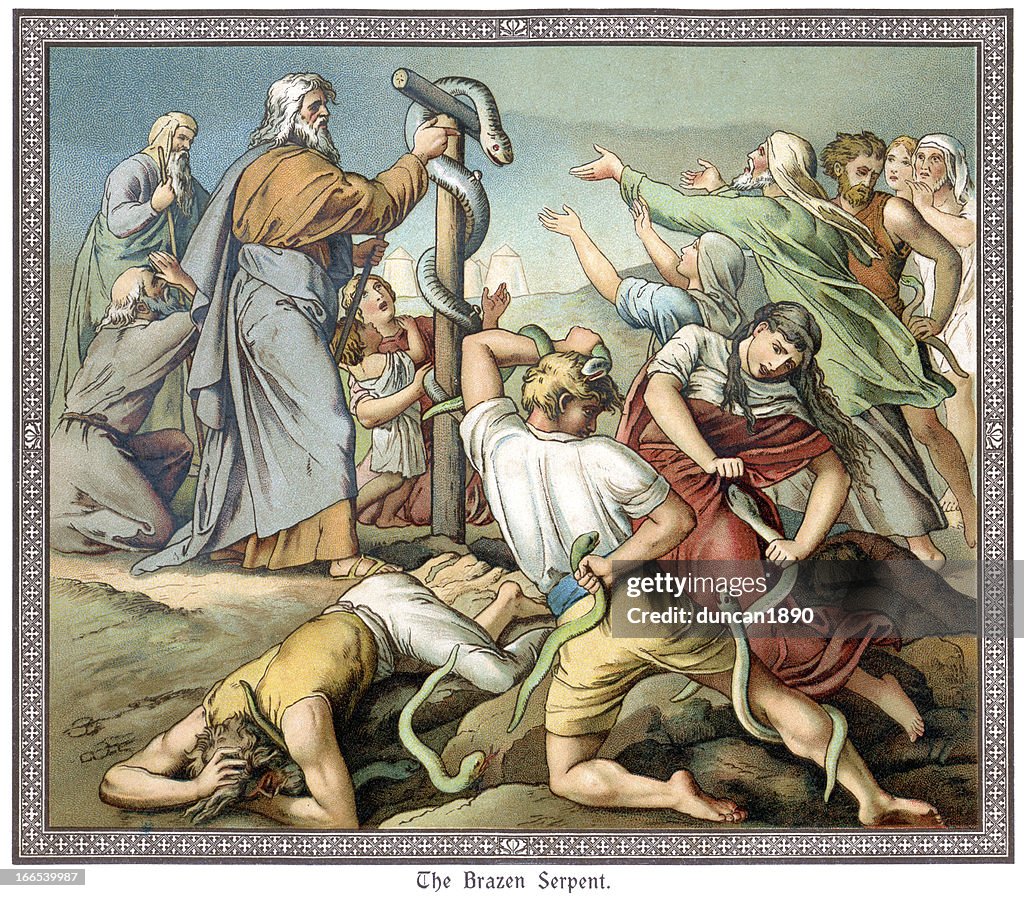 Moses und die gewagten Serpent