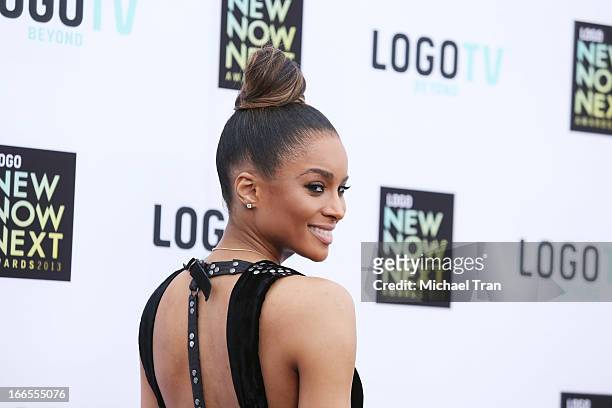 Ciara arrives at the Logo NewNowNext Awards 2013 held at The Fonda Theatre on April 13, 2013 in Los Angeles, California.