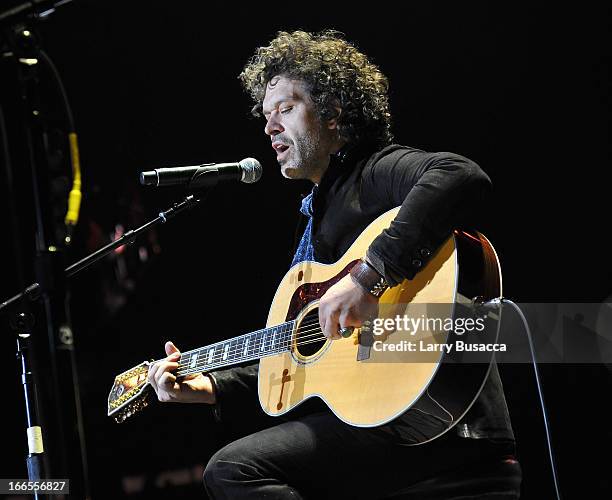 Doyle Bramhallperforms on stage during the 2013 Crossroads Guitar Festival at Madison Square Garden on April 13, 2013 in New York City.