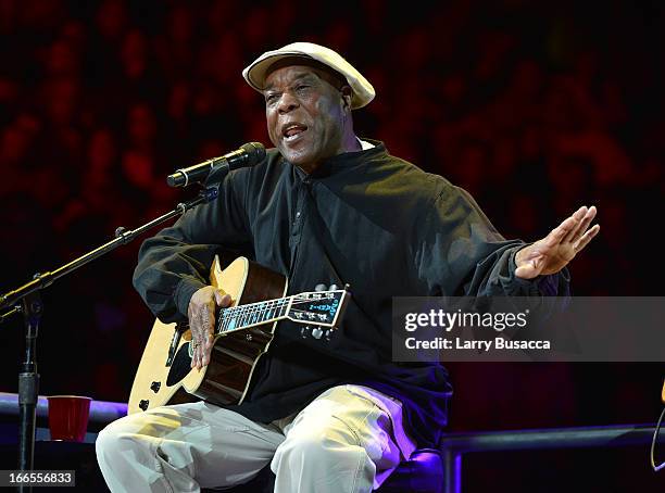 Buddy Guy performs on stage during the 2013 Crossroads Guitar Festival at Madison Square Garden on April 13, 2013 in New York City.