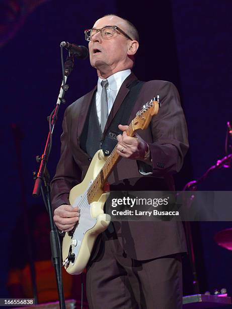 Andy Fairweather Low performs on stage during the 2013 Crossroads Guitar Festival at Madison Square Garden on April 13, 2013 in New York City.