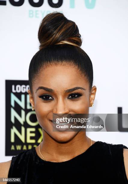 Singer Ciara arrives at the Logo NewNowNext Awards 2013 at The Fonda Theatre on April 13, 2013 in Los Angeles, California.