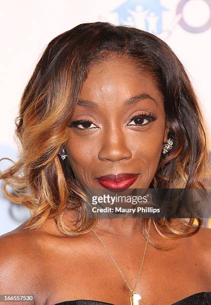 Estelle attends the 7th Annual Asomugha Foundation Gala at Millennium Biltmore Hotel on April 13, 2013 in Los Angeles, California.