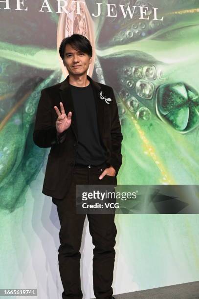 Actor Stephen Fung Tak-lun attends Cindy Chao Jewellery Exhibition on September 7, 2023 in Shanghai, China.