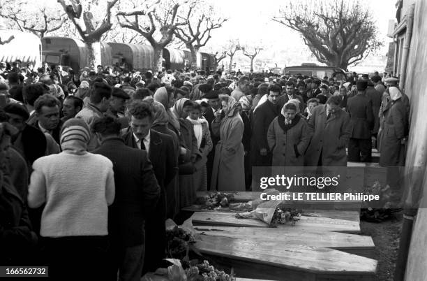 Dam Disaster Of Frejus Malpasset. Fréjus, Décembre 1959. Au début de l'hiver, des pluies torrentielles remplissent le nouveau barrage de Fréjus, qui...