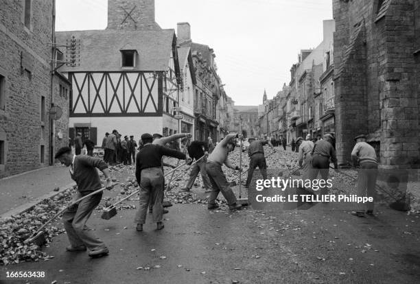 The Artichoke War In Britain. A Saint-Pol-de-Léon en juin 1962. La guerre de l'artichaut éclate, plutôt que de baisser leur prix, 2000 producteurs...