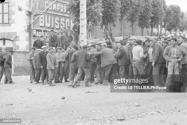 The Artichoke War In Britain. A Saint-Pol-de-Léon en juin 1962. La guerre de l'artichaut éclate, plutôt que de baisser leur prix, 2000 producteurs...