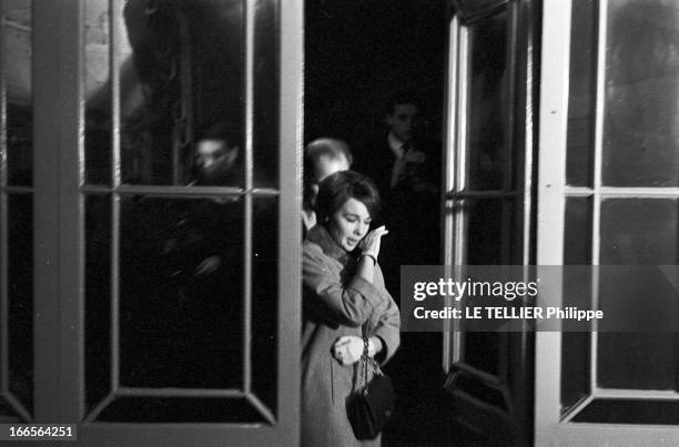 Burial Of Gerard Philippe In Ramatuelle. Paris- 26 Novembre 1959- Lors de l'enterrement de Gérard PHILIPE, comédien et acteur de cinéma français,...