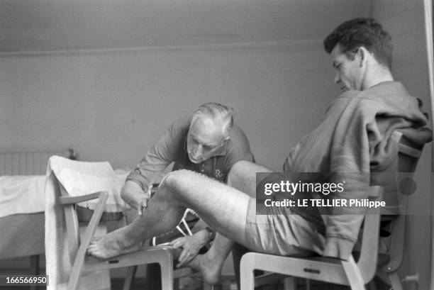 Soccer World Cup In Sweden: Match France Yugoslavia. La sixième Coupe du monde de football s'est tenue en Suède du 8 juin au 29 juin 1958. La...