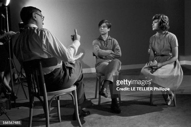 Jean Pierre Léaud For The Casting Of 'Boulevard' By Julien Duvivier. France, le 8 juin 1960, lors du casting du film de Julien DUVIVIER, avec...