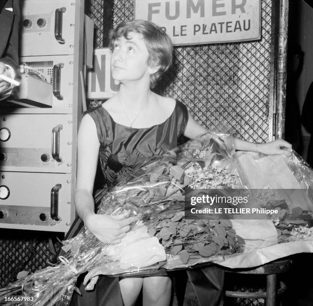 The First Of Ballet 'Le Rendez-Vous Manque' By Francoise Sagan. Paris- 21 Janvier 1958- lors de la première du Ballet 'LE RENDEZ-VOUS MANQUE' de...