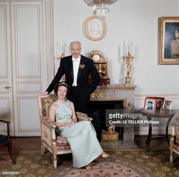 Rendezvous With Prince Louis Napoleon. En avril 1968, le prince LOUIS NAPOLEON, en redingote avec un noeud papillon et des médailles au revers de sa...