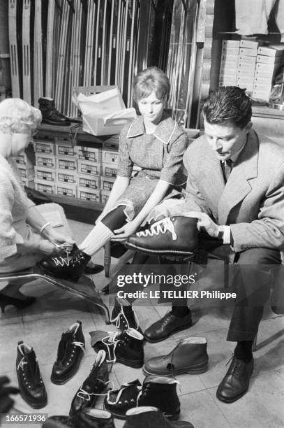 Film 'Les Liaisons Dangereuses' By Roger Vadim. Paris - 18 février 1959. Lors du tournage du film 'Les Liaisons dangereuses' réalisé par Roger VADIM,...