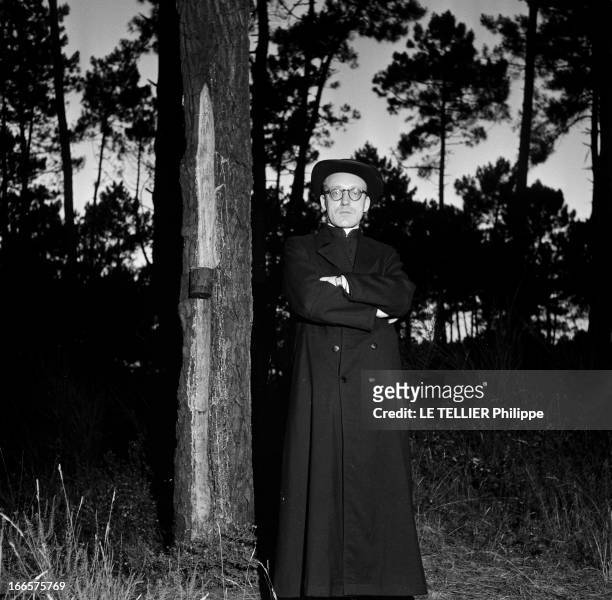 The Finaly Children Case. Pays Basque, Bayonne- 1953- Reportage sur les prêtres ayant mis en oeuvre l'évasion des enfants FINALY depuis le collège...