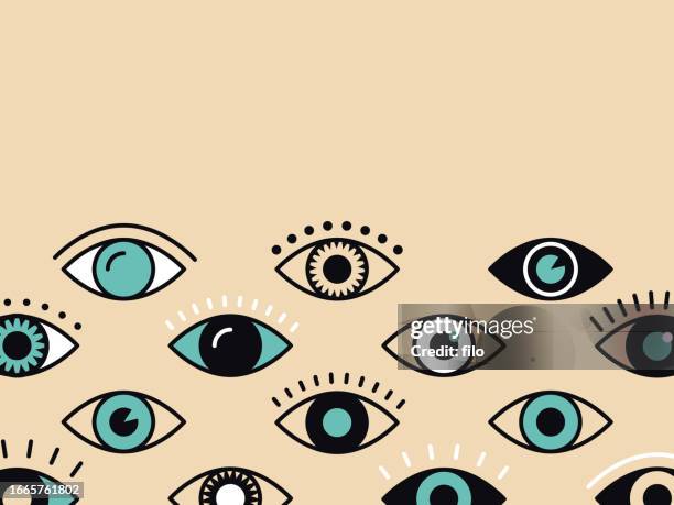 ilustraciones, imágenes clip art, dibujos animados e iconos de stock de antecedentes del ojo humano - maquillaje para ojos