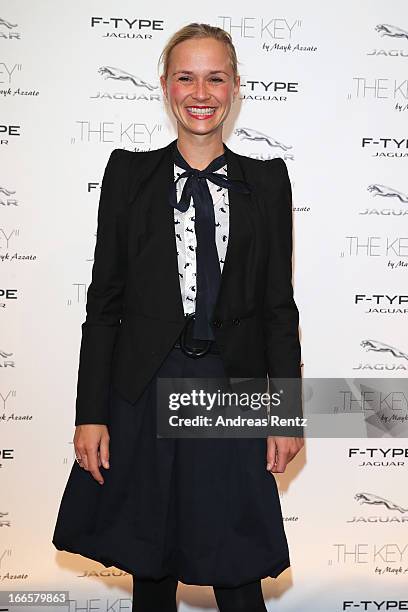 Annett Fleischer attends the Jaguar F-Type short film 'The Key' Premiere at e-Werk on April 13, 2013 in Berlin, Germany.