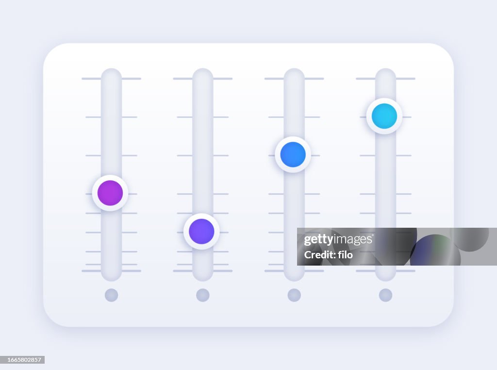 Gradient Slider Shape Control Panel High-Res Vector Graphic - Getty Images