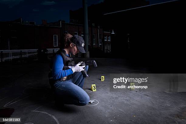 crime town - forensic stock pictures, royalty-free photos & images