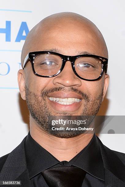 Omar McGhee arrives at the Nnamdi Asomugha's 7th Annual Asomugha Foundation Gala at Millennium Biltmore Hotel on April 13, 2013 in Los Angeles,...