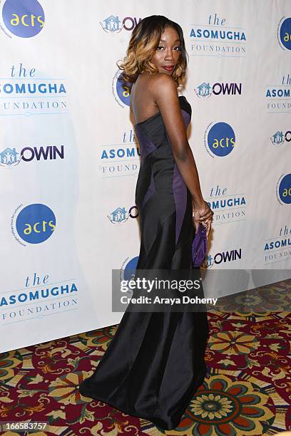 Estelle arrives at the Nnamdi Asomugha's 7th Annual Asomugha Foundation Gala at Millennium Biltmore Hotel on April 13, 2013 in Los Angeles,...
