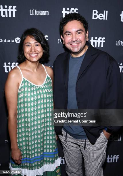 Programmers Kelly Boutsalis and Jason Ryle attend the Programmers + Press Breakfast during 2023 Toronto International Film Festival at Mister C. On...