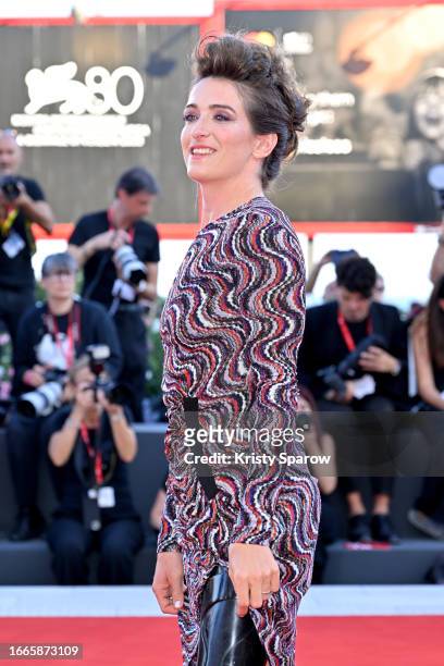 Martina Caironi attends a red carpet for the movie "Lubo" at the 80th Venice International Film Festival on September 07, 2023 in Venice, Italy.