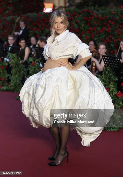 Sienna Miller attends Vogue World: London 2023 at Theatre Royal Drury Lane on September 14, 2023 in London, England.