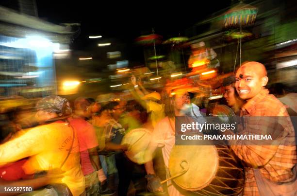 Bisket Bisket Jatra Festival Celebrated In Nepal Photos and Premium High Res ...