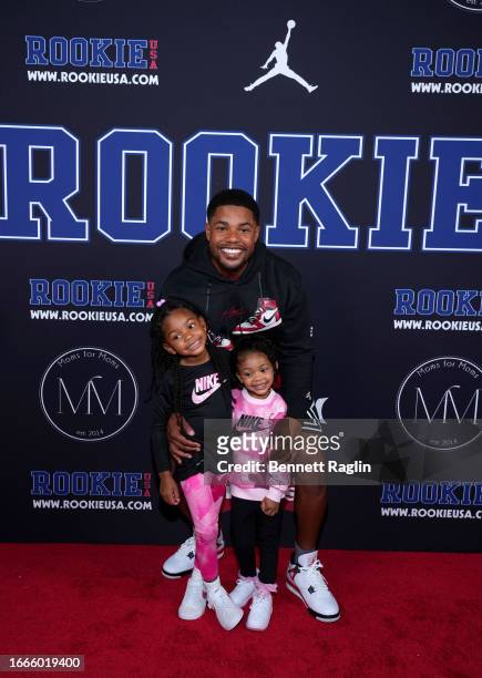 Sterling Shepard attends the 13th Annual Rookie USA Fashion Show at Iron 23 on September 06, 2023 in New York City.