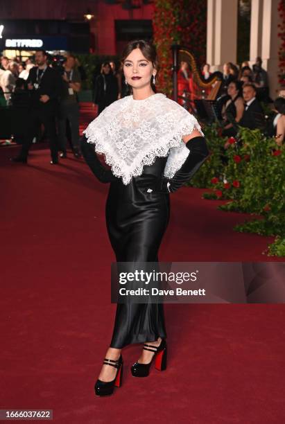 Jenna Coleman attends Vogue World: London 2023 at the Theatre Royal Drury Lane on September 14, 2023 in London, England.