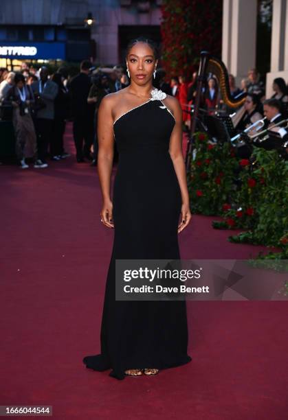 Naomi Ackie attends Vogue World: London 2023 at the Theatre Royal Drury Lane on September 14, 2023 in London, England.