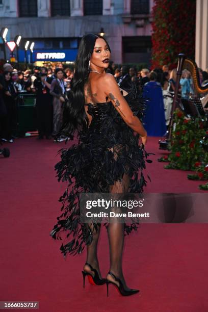 Munroe Bergdorf attends Vogue World: London 2023 at the Theatre Royal Drury Lane on September 14, 2023 in London, England.