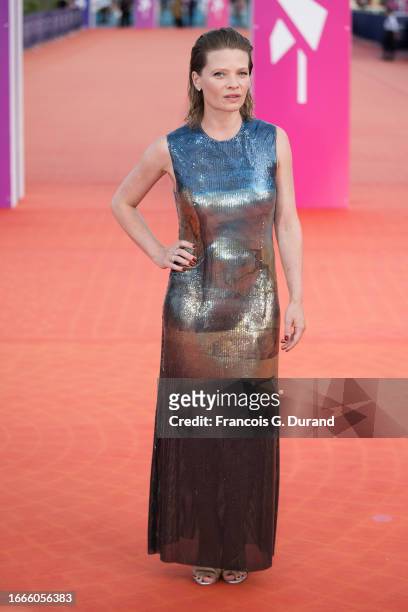 Melanie Thierry attends the "La Zone D'Interet" premiere during the 49th Deauville American Film Festival on September 07, 2023 in Deauville, France.