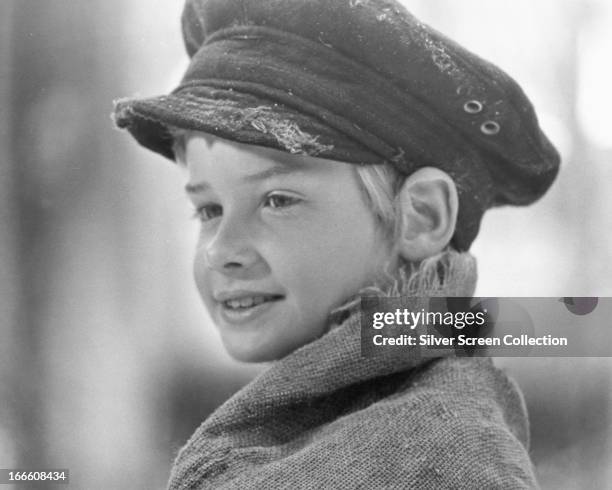 English actor Mark Lester as Oliver Twist in 'Oliver!'. Directed by Carol Reed, 1968.