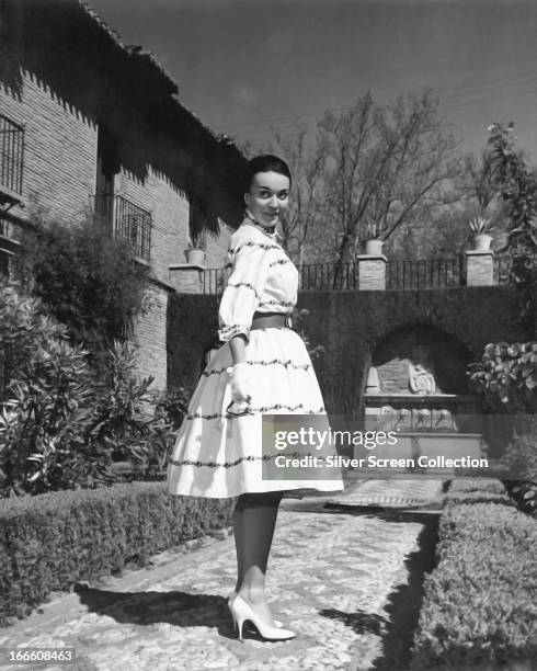 French ballerina and actress Ludmilla Tcherina as ballet dancer Anna Cato in 'Honeymoon' , directed by Michael Powell, 1959.