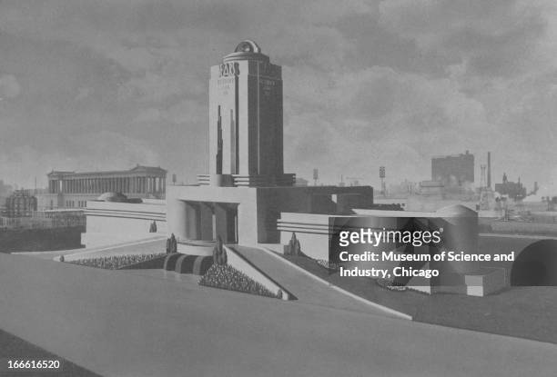 The World's Largest Mail Order House as exhibited by the Sears-Roebuck Building at the Century of Progress International Exposition . The Century of...