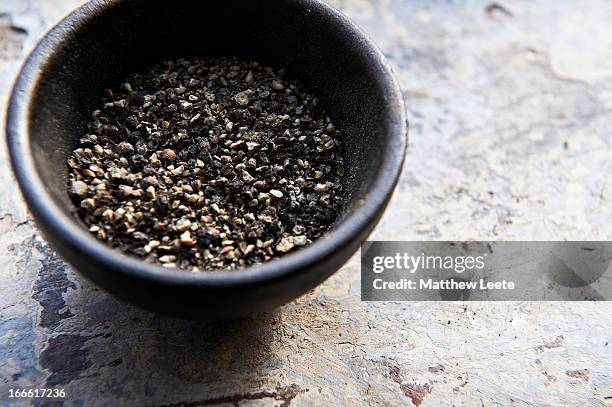 black pepper - black pepper stock pictures, royalty-free photos & images