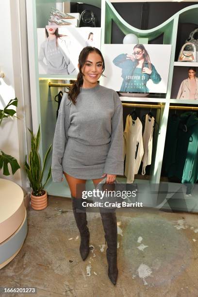 Sienna Leone attends Forever 21 x Barneys New York collection launch event on September 07, 2023 in New York City.