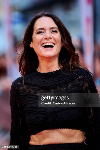 Eva Santolaria attends the ‘Todos Mienten’ premiere during the day 4 of FesTVal 2023 Television Festival on September 07, 2023 in Vitoria-Gasteiz,...