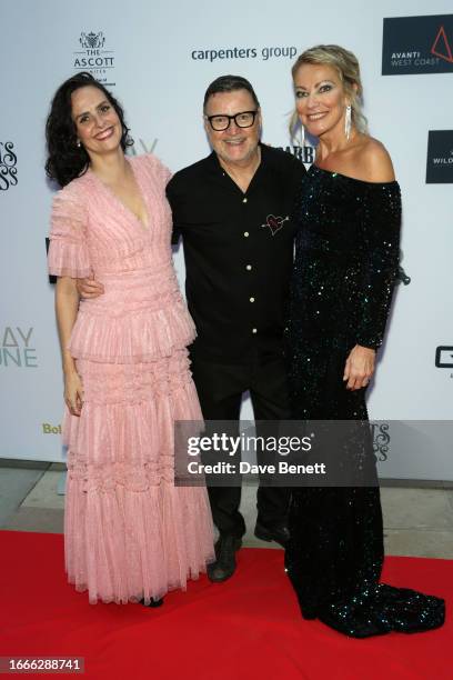 Leanne Best , Ian Puleston-Davies and Terri Dwyer attend the Liverpool Premiere of "Bolan's Shoes" at the FACT Cinema on September 14, 2023 in...